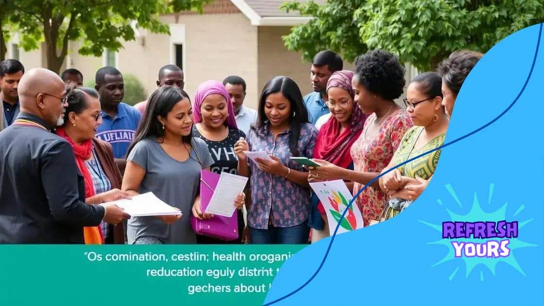 The role of local organizations in health equity