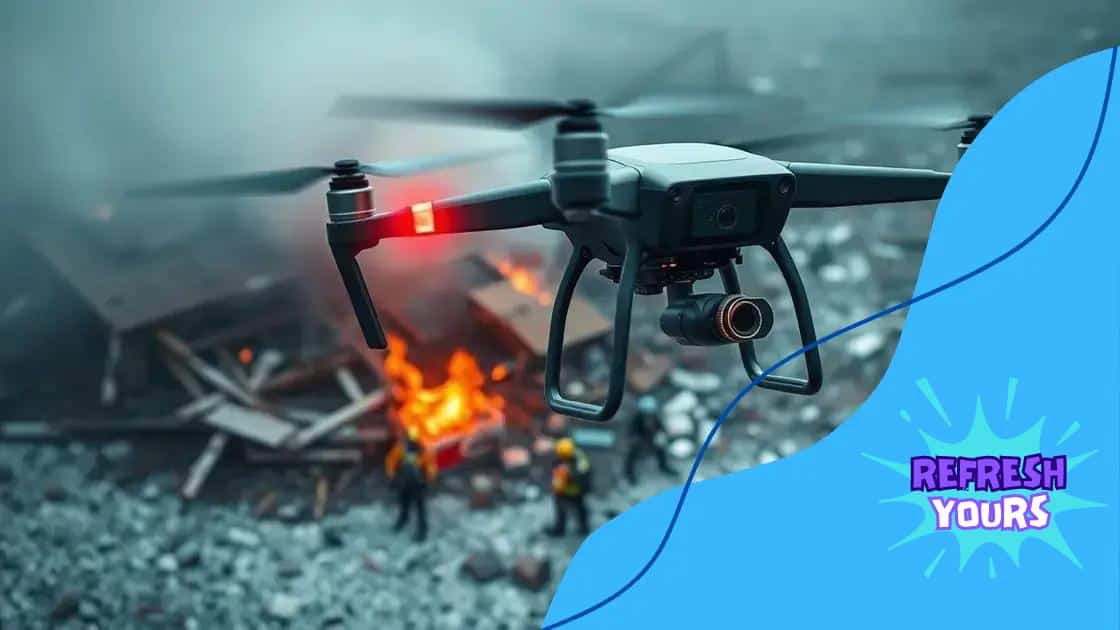The role of drones in emergency situations