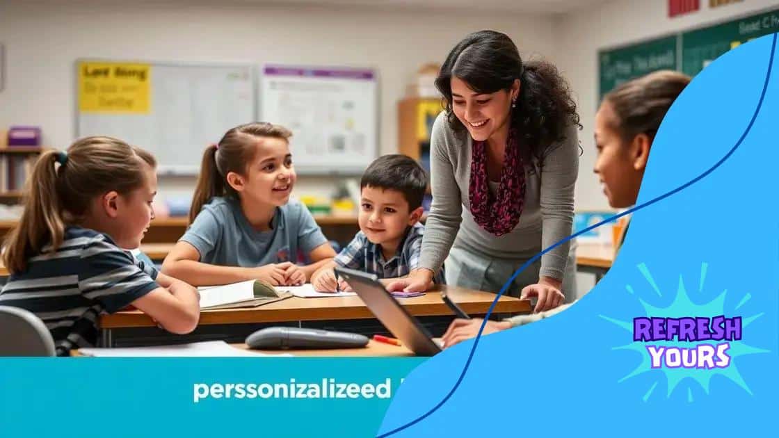 Personalized learning paths for students