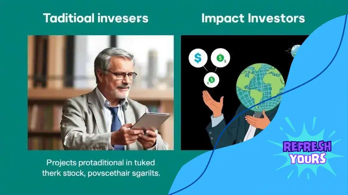 How impact investing differs from traditional investing