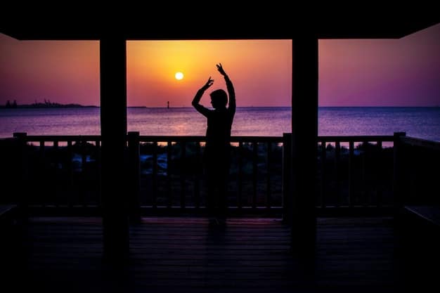 A guest practicing sunrise yoga on a private villa terrace overlooking a pristine, secluded beach, emphasizing tranquility and personal space.